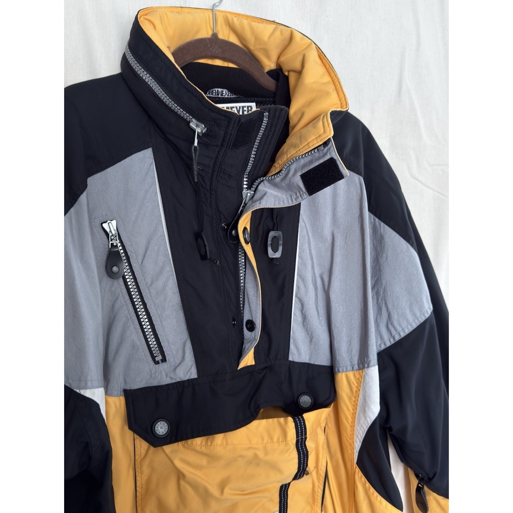 Double Diamond Jacket Mens Large Yellow Ski Snowboard 2019 Deer Valley - Picture 6 of 10